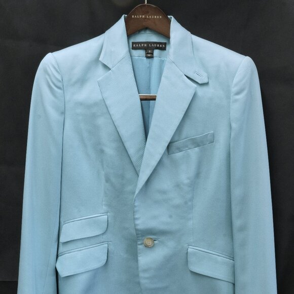 Ralph Lauren Black Label Silk Blazer Size 8